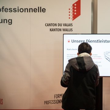 Le salon valaisan des formations et métiers. Martigny.